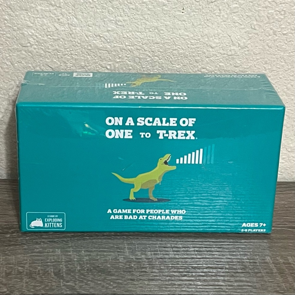 ON A SCALE OF ONE TO T-REX Card Game